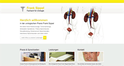 Desktop Screenshot of praxis-sippel.de